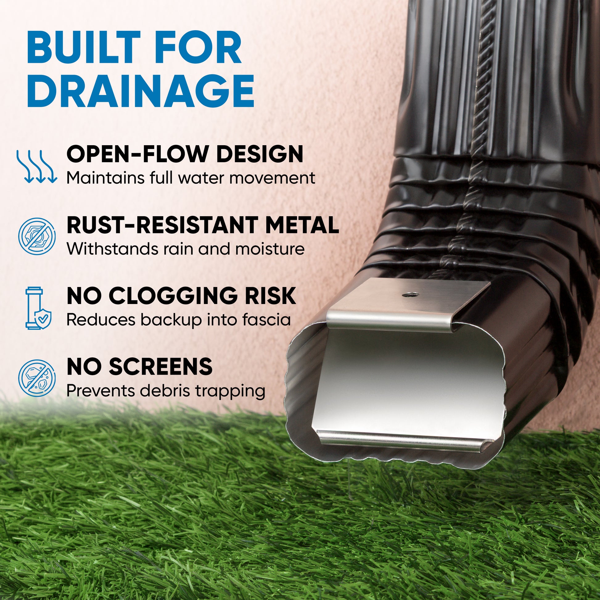 Downspout Rodent Guards lifestyle view