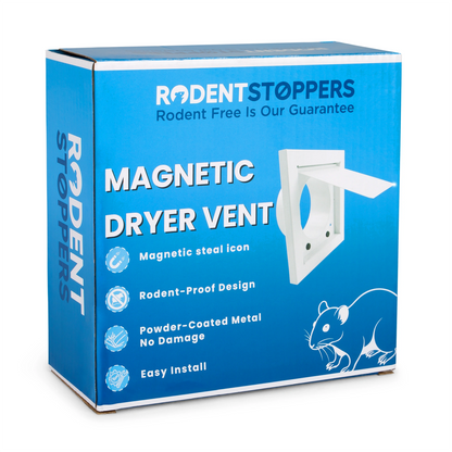 Magnetic Dryer Vent for Rodent Prevention & Control