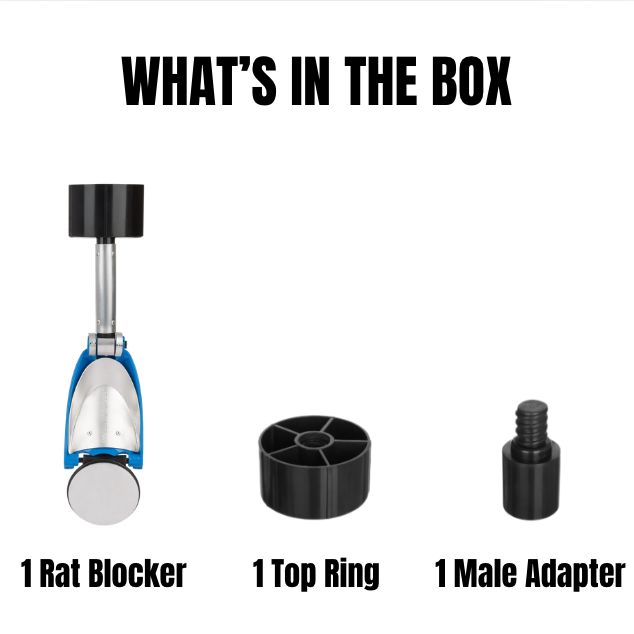 No-Dig Rat Drain Blocker to Prevent City Sewer Rats