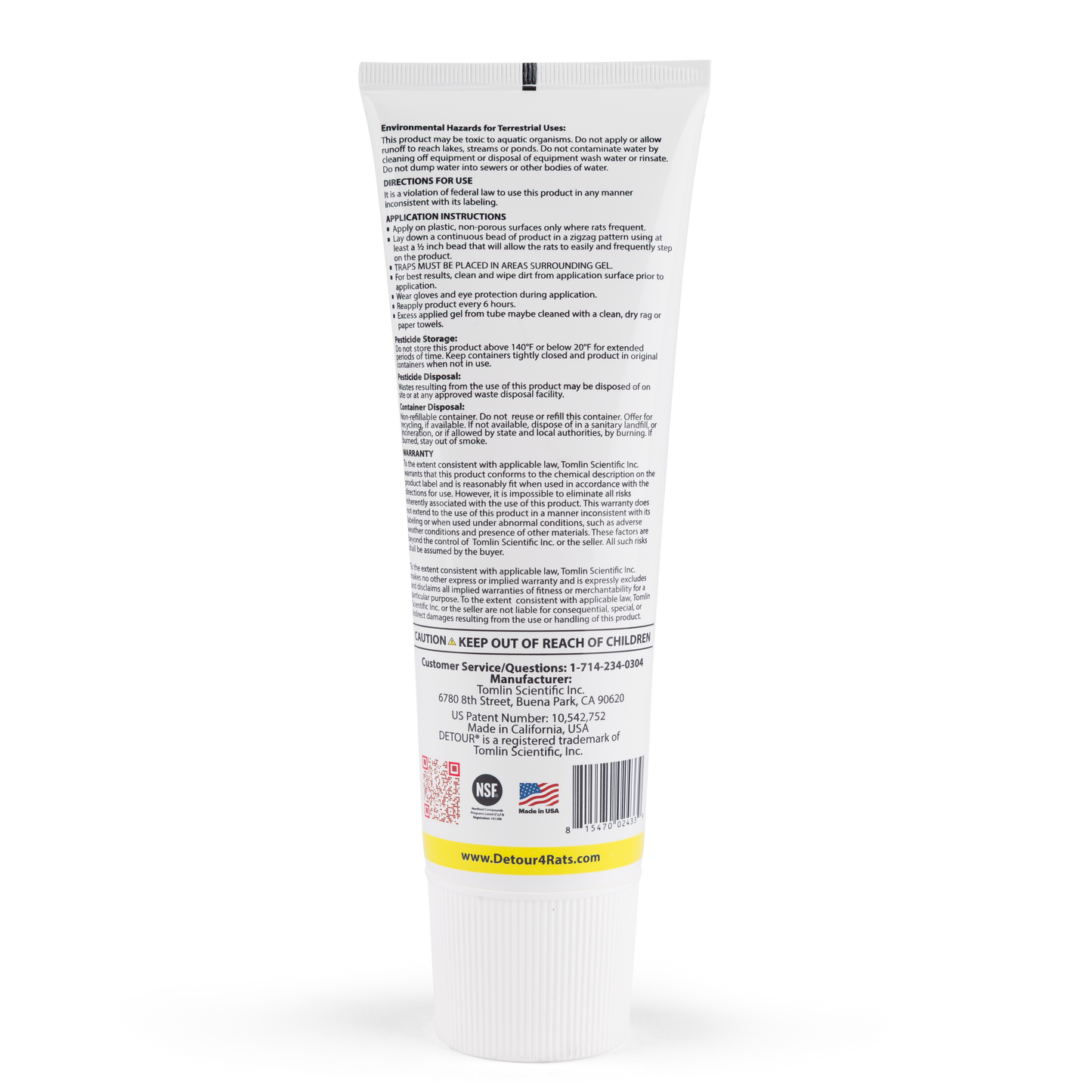 Detour Rodent Repellent Gel – 8 oz | Pro-Grade Rat & Mouse Deterrent (Wholesale)