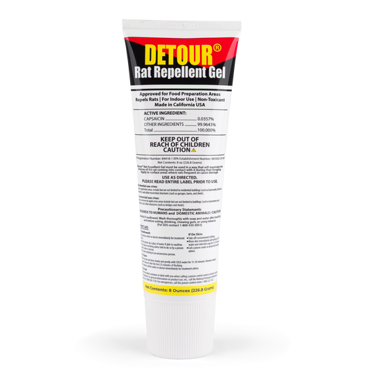 Detour Rodent Repellent Gel – 8 oz | Pro-Grade Rat & Mouse Deterrent
